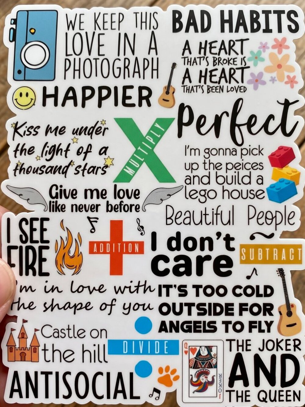 Ed's Songbook Sticker - Picture 1 of 2